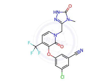 Chemical structure of Doravirine