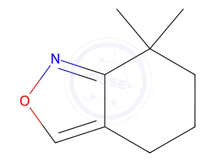Chemical structure of 4,5,6,7-Tetrahydro-7,7-dimethyl-2,1-benzisoxazole