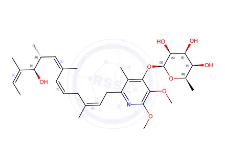 Chemical structure of 3'-deoxytalopiericidin A1