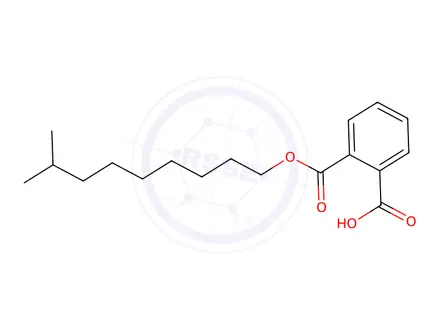 Chemical structure of MONOISODECYLPHTHALATE