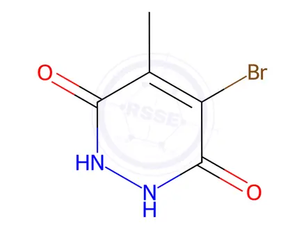 Chemical structure of 4-bromo-5-methyl-1,2,3,6-tetrahydropyridazine-3,6-dione