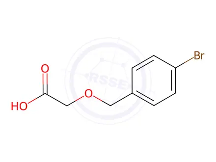 Chemical structure of 2-[(4-bromobenzyl)oxy]acetic acid