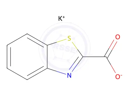 Chemical structure of Potassium 1,3-Benzothiazole-2-carboxylate