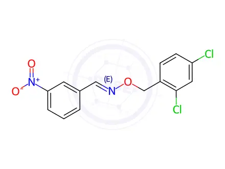 Chemical structure of 3-Nitrobenzaldehyde O-(2,4-dichlorobenzyl) oxime