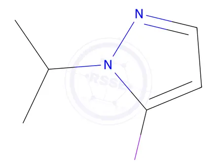 Chemical structure of 5-Iodo-1-isopropyl-1H-pyrazole