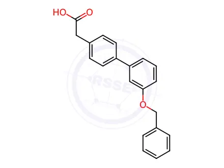 Chemical structure of 4-[3-(Benzyloxy)phenyl]phenylacetic acid