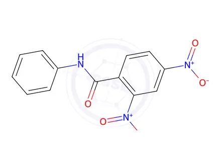 Chemical structure of 2,4-dinitrobenzanilide