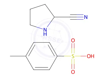 Chemical structure of Pyrrolidine-2-carbonitrile 4-Methylbenzenesulfonate
