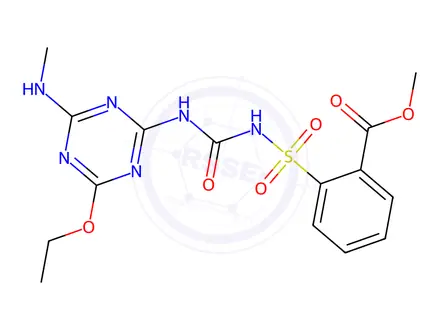 Chemical structure of Ethametsulfuron-methyl