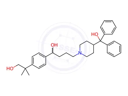 Chemical structure of Terfenadine alcohol Metabolite