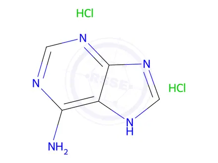 Chemical structure of Adenine Dihydrochloride