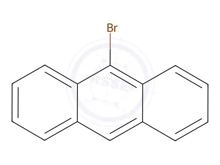 Chemical structure of 9-Bromoanthracene