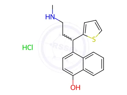 Chemical structure of Duloxetine EP Impurity C Hydrochloride