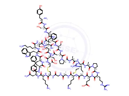 Chemical structure of Tyr-Somatostatin-28