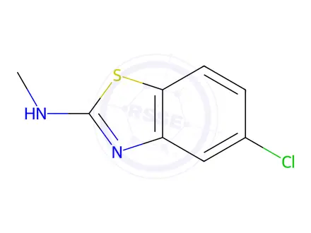 Chemical structure of 5-Chloro-N-methyl-2-benzothiazolamine