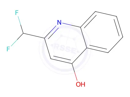 Chemical structure of 2-(Difluoromethyl)-4-hydroxyquinoline