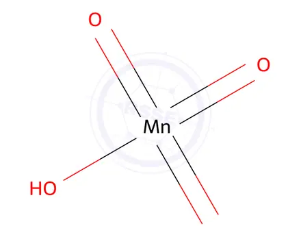 Chemical structure of permanganic acid