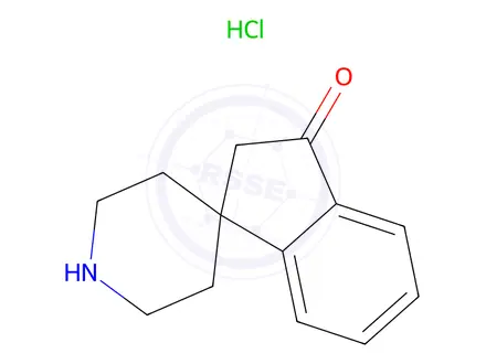 Chemical structure of Spiro[Indene-1,4'-piperidin]-3(2h)-one Hydrochloric Acid Salt