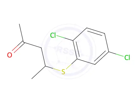 Chemical structure of 4-((2,5-Dichlorophenyl)thio)pentan-2-one