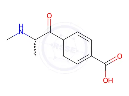 Chemical structure of 4-Carboxy-Mephedrone Hydrochloride