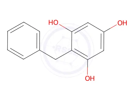 Chemical structure of 2-Benzylbenzene-1,3,5-triol