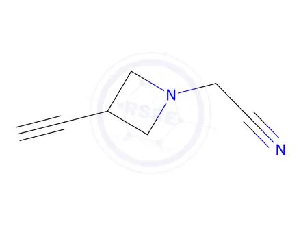 Chemical structure of 2-(3-ethynylazetidin-1-yl)acetonitrile