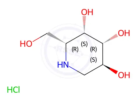 Chemical structure of Migalastat Hydrochloride