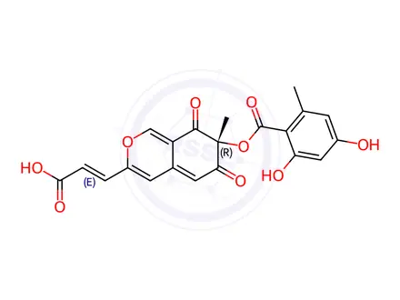 Chemical structure of Mitorubrinic Acid