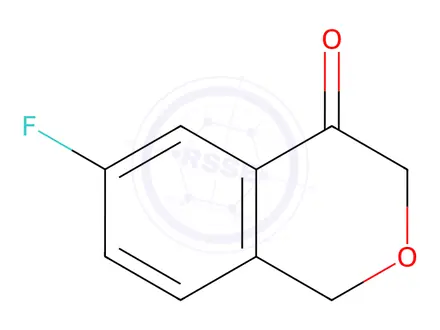 Chemical structure of 6-fluoroisochroman-4-one