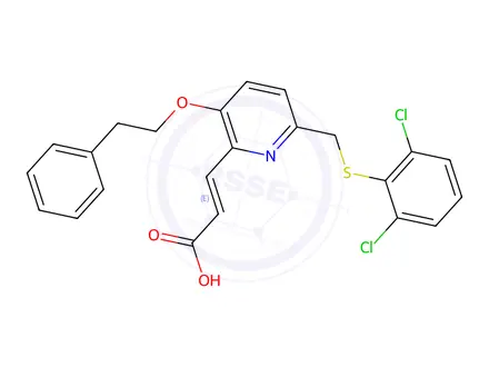 Chemical structure of Ticolubant
