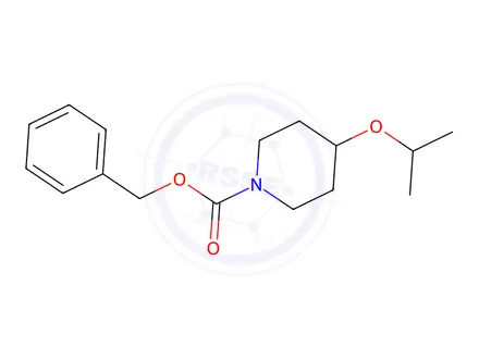 Chemical structure of Benzyl 4-isopropoxypiperidine-1-carboxylate