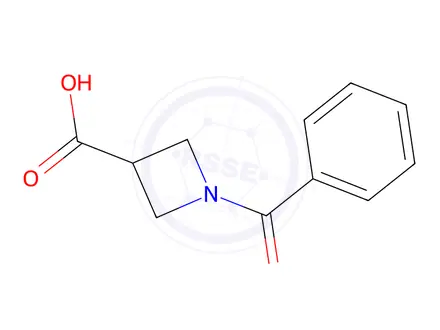 Chemical structure of 1-Benzoylazetidine-3-carboxylic Acid