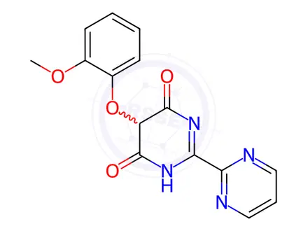Chemical structure of 5-(2-Methoxyphenoxy)-[2,2'-bipyrimidine]-4,6(1H,5H)-dione