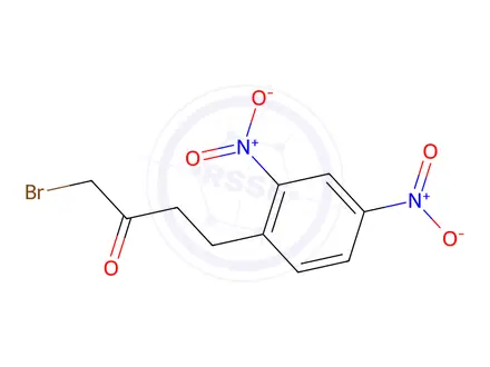 Chemical structure of 1-Bromo-4-(2,4-dinitrophenyl)butan-2-one