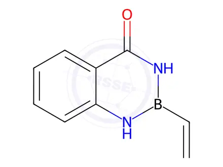 Chemical structure of 2-Vinyl-2,3-dihydrobenzo[d][1,3,2]diazaborinin-4(1H)-one