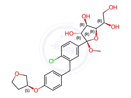 Chemical structure of Empagliflozin Impurity 543
