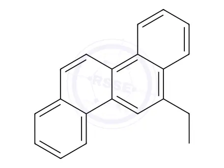 Chemical structure of 6-Ethylchrysene
