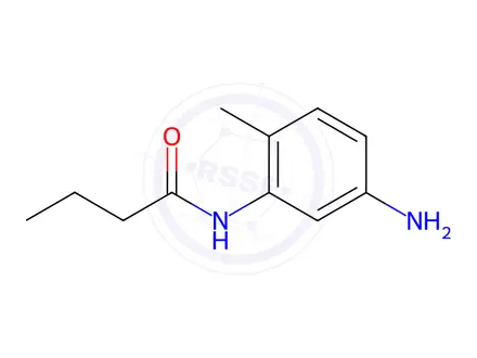 Chemical structure of N-(5-Amino-2-methylphenyl)butanamide