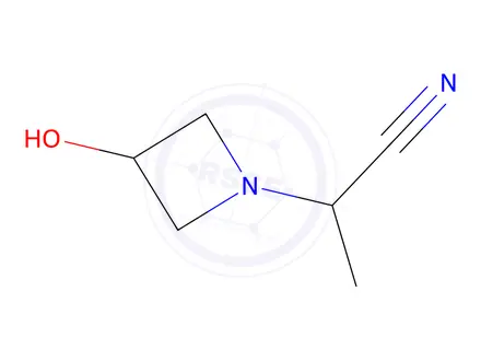 Chemical structure of 2-(3-Hydroxyazetidin-1-yl)propanenitrile