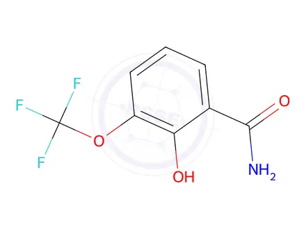 Chemical structure of 2-Hydroxy-3-(trifluoromethoxy)benzamide