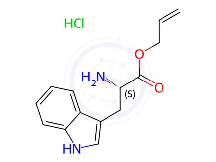 Chemical structure of L-Tryptophan allyl ester Hydrochloride