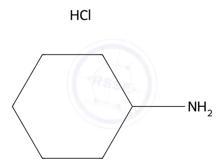 Chemical structure of Sodium Cyclamate EP Impurity C HCl (Cyclohexylamine HCl)