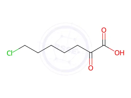 Chemical structure of 7-chloro-2-oxoheptanoic acid