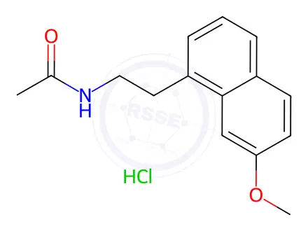 Chemical structure of Agomelatine Hydrochloride