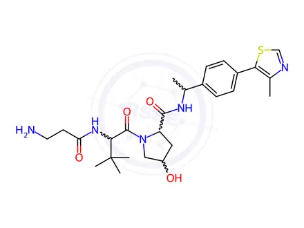 Chemical structure of (S,R,S)-AHPC-Me-C2-NH2