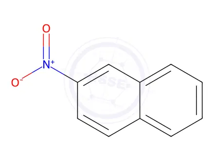 Chemical structure of 2-Nitronaphthalene