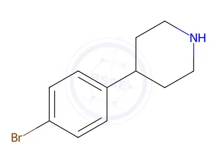 Chemical structure of 4-(4-Bromophenyl)piperidine