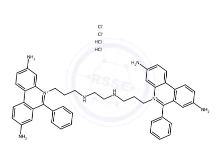 Chemical structure of Ethidium homodimer I solution