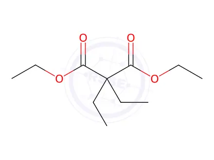 Chemical structure of Diethyl Diethylmalonate