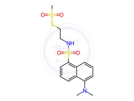Chemical structure of Dansylamidoethyl Methanethiosulfonate